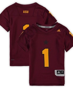 #1 Arizona State Sun Devils Adidas Toddler Replica Jersey - Maroon Ncaa