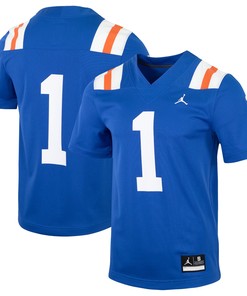 #1 Florida Gators Jordan Brand Throwback Replica Jersey - Royal Ncaa