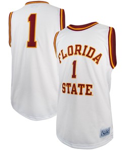 #1 Florida State Seminoles Original Retro Brand Commemorative Basketball Jersey - White Ncaa