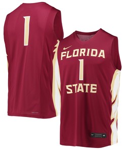 #1 Florida State Seminoles Team Replica Basketball Jersey - Garnet Ncaa