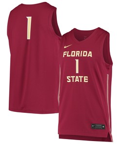 #1 Florida State Seminoles Unisex Replica Basketball Jersey - Garnet Ncaa