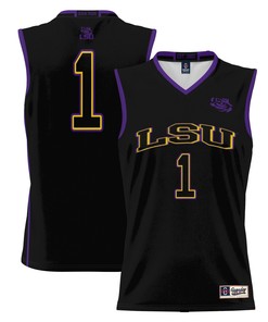 #1 LSU Tigers ProSphere Basketball Men Jersey - Black
