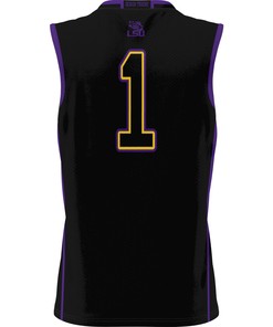 #1 LSU Tigers ProSphere Basketball Men Jersey - Black