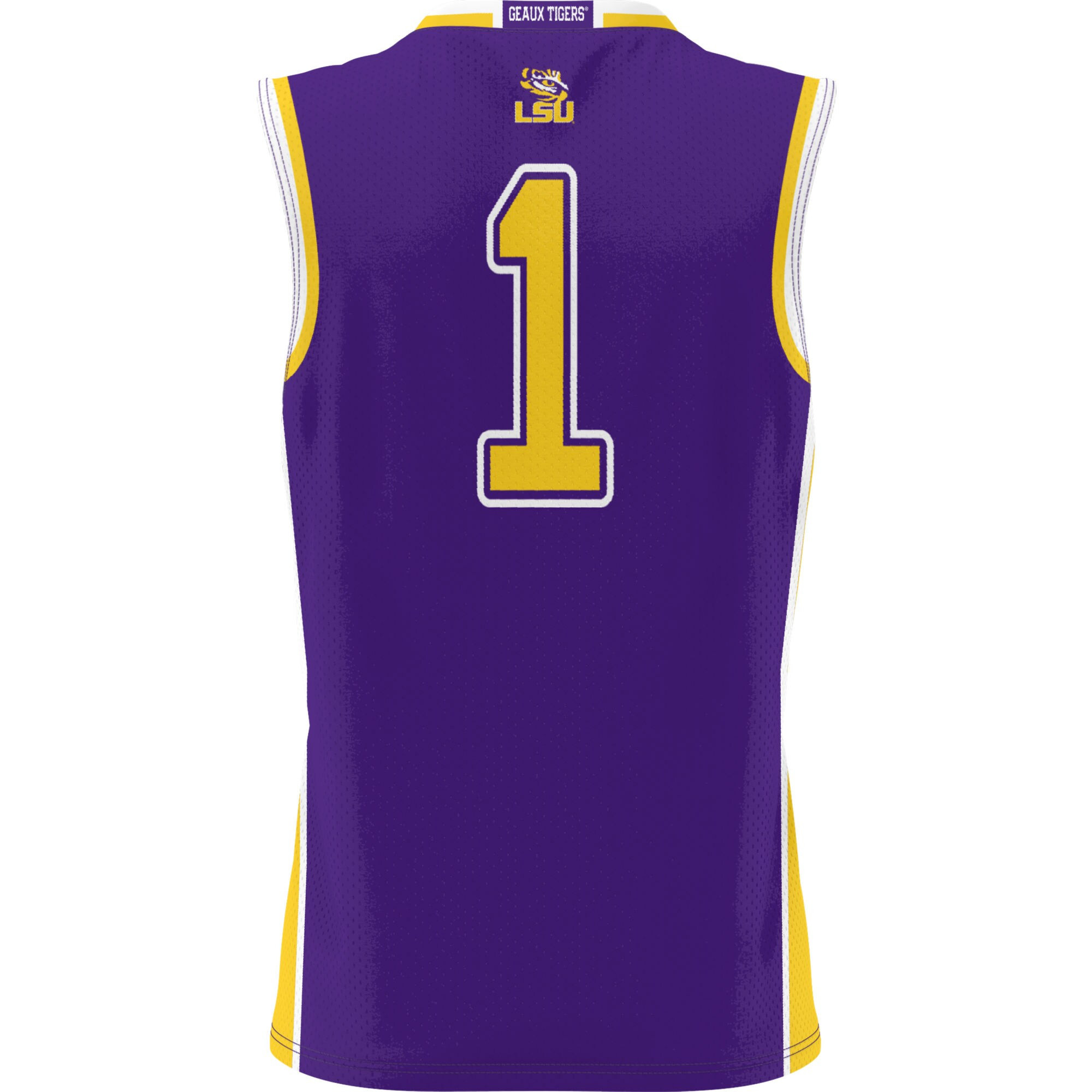 #1 LSU Tigers ProSphere Basketball Men Jersey - Purple
