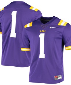 #1 Lsu Tigers Team Limited Jersey - Purple Ncaa