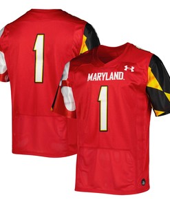 #1 Maryland Terrapins Under Armour Premier Limited Jersey - Red Ncaa