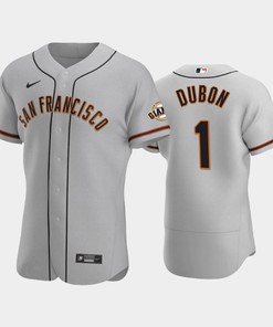 1 Mauricio Dubon Gray Road San Francisco Giants Jersey