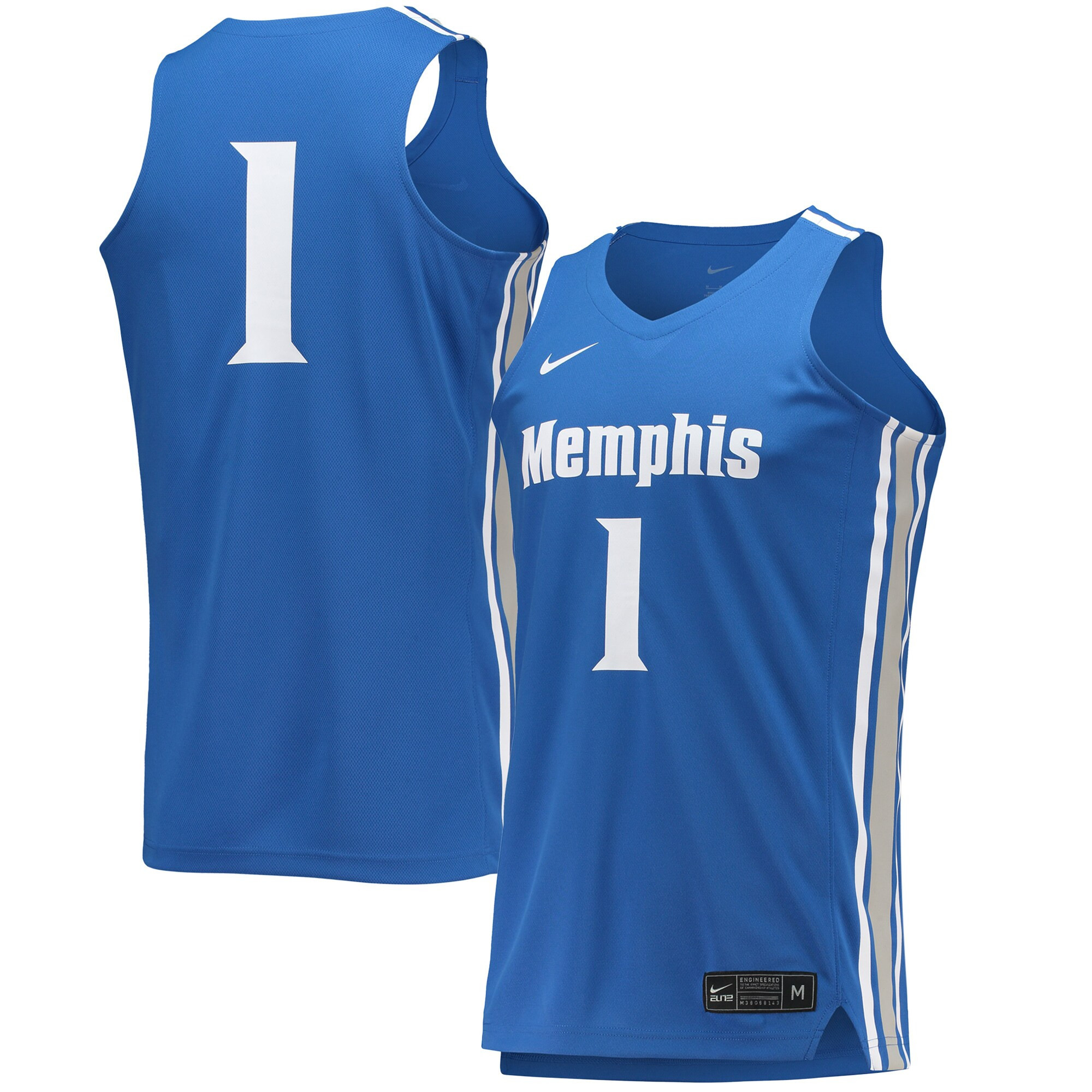 #1 Memphis Tigers Replica Basketball Jersey - Royal Ncaa