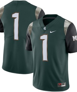 #1 Michigan State Spartans Alternate Limited Jersey - Green Ncaa