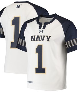 #1 Navy Midshipmen Under Armour Lacrosse Replica Jersey - White Ncaa