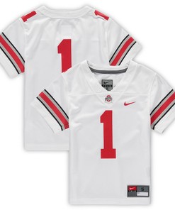 #1 Ohio State Buckeyes Preschool Untouchable Football Jersey - White Ncaa