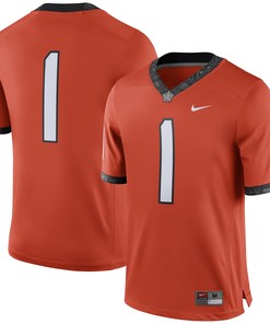 #1 Oklahoma State Cowboys Alternate Game Jersey - Orange Ncaa