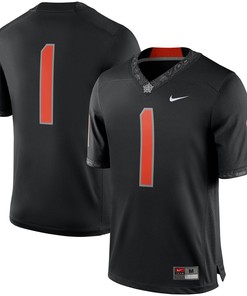 #1 Oklahoma State Cowboys Team Game Jersey - Black Ncaa