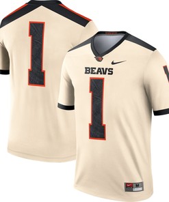#1 Oregon State Beavers Alternate Legend Jersey - Cream Ncaa