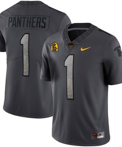 #1 Pitt Panthers Alternate Limited Jersey - Anthracite Ncaa