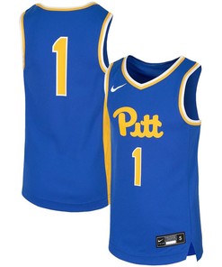 1 Pitt Panthers Youth Team Basketball Jersey - Royal