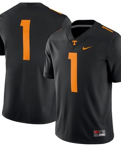 #1 Tennessee Volunteers Alternate Game Jersey - Black Ncaa