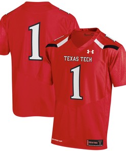 #1 Texas Tech Red Raiders Under Armour Replica Jersey - Red Ncaa