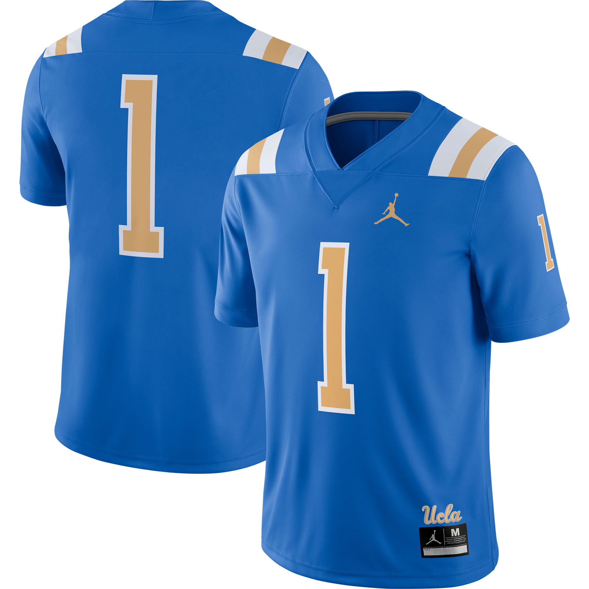 #1 Ucla Bruins Jordan Brand Game Jersey - Blue Ncaa