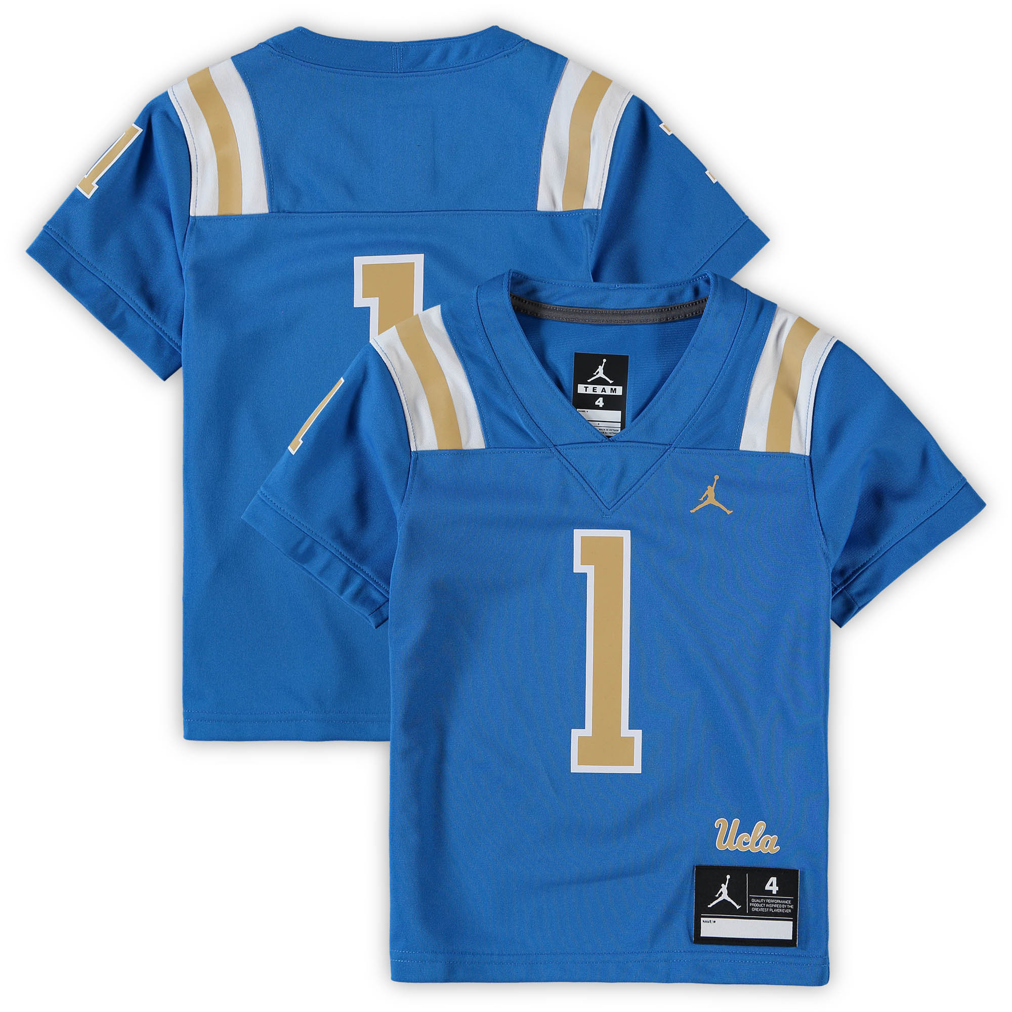 #1 Ucla Bruins Jordan Brand Preschool Untouchable Football Jersey - Blue Ncaa
