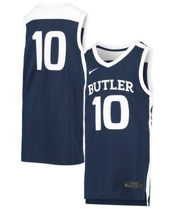 #10 Butler Bulldogs Team Replica Basketball Jersey - Navy Ncaa