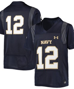 #12 Navy Midshipmen Under Armour Replica Jersey - Navy Ncaa
