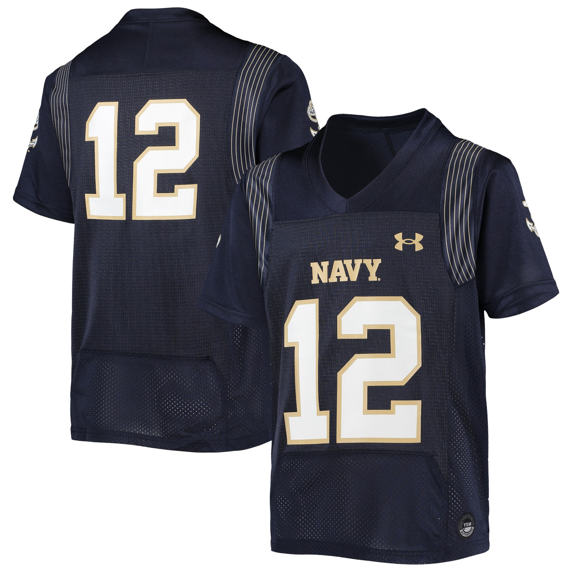 #12 Navy Midshipmen Under Armour Replica Jersey - Navy Ncaa