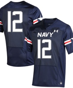 #12 Navy Midshipmen Under Armour Rivalry Replica Jersey - Navy Ncaa