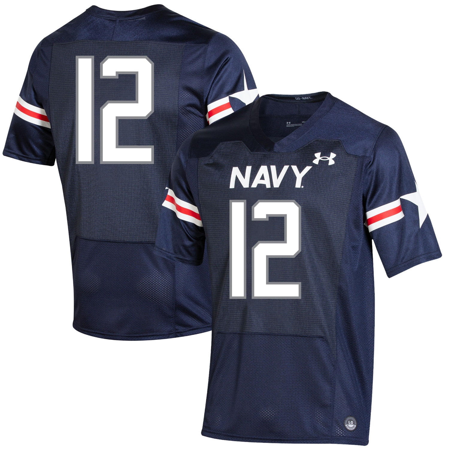 #12 Navy Midshipmen Under Armour Rivalry Replica Jersey - Navy Ncaa