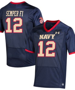 #12 Navy Midshipmen Under Armour Usmc Special Game Replica Jersey - Navy Ncaa