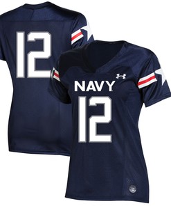 #12 Navy Midshipmen Under Armour Womens Rivalry Replica Jersey - Navy Ncaa