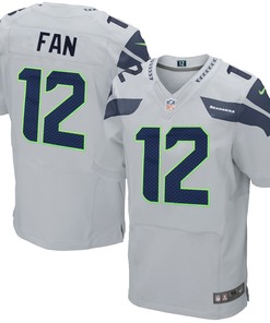 12s Seattle Seahawks Elite Jersey - Gray Nfl