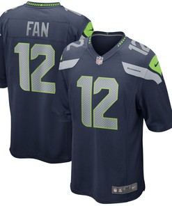 12s Seattle Seahawks Game Jersey - College Navy Nfl