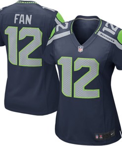 12s Seattle Seahawks Nike Womens Game Jersey - College Navy