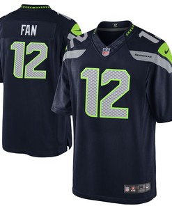 12s Seattle Seahawks Team Color Game Jersey - College Navy Nfl