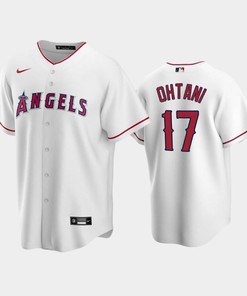 17 Shohei Ohtani White Los Angeles Angels Home Jersey