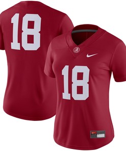 #18 Alabama Crimson Tide Womens Game Jersey - Crimson Ncaa