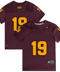 #19 Arizona State Sun Devils Adidas Toddler Replica Football Jersey - Maroon Ncaa