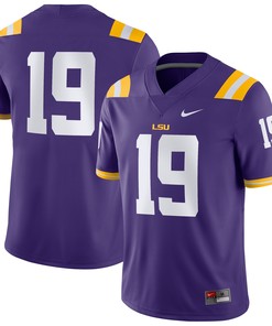 #19 Lsu Tigers Game Jersey - Purple Ncaa