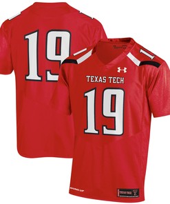 #19 Texas Tech Red Raiders Under Armour Replica Jersey - Red Ncaa