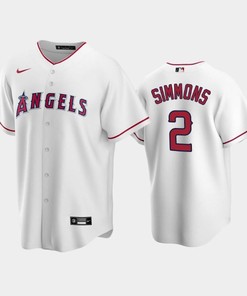 2 Andrelton Simmons White Los Angeles Angels Home Jersey