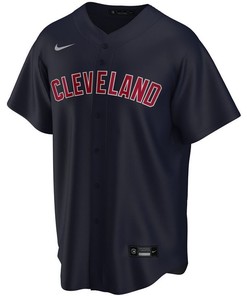 2020 Cleveland Guardians Mlb Personalized Custom Dark Blue Custom Jersey