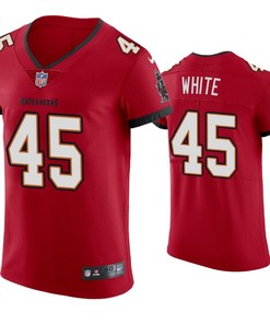 2020 Mens Tampa Bay Buccaneers Devin White Vapor Elite Jersey Red