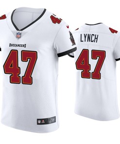 2020 Mens Tampa Bay Buccaneers John Lynch Vapor Elite Jersey White