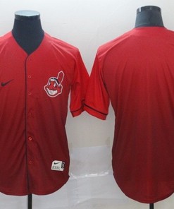 2020 Mlb Cleveland Guardians Personalized Custom Red Custom Jersey