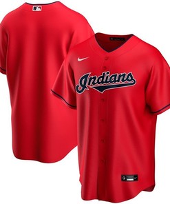 2020 Mlb Personalized Cleveland Guardians Red Custom Jersey