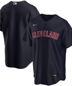 2020 Mlb Personalized Custom Dark Blue Custom Cleveland Guardians Jersey
