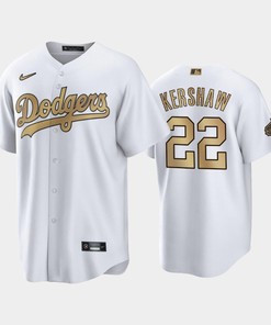 2022-23 All-Star Game Los Angeles Dodgers Clayton Kershaw 22 White Jersey