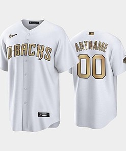 2022-23 All-Star Game NL Arizona Diamondbacks Jersey - White 00 Custom Jersey