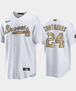 2022-23 All-Star Game NL Atlanta Braves Jersey, White 24 William Contreras Jersey